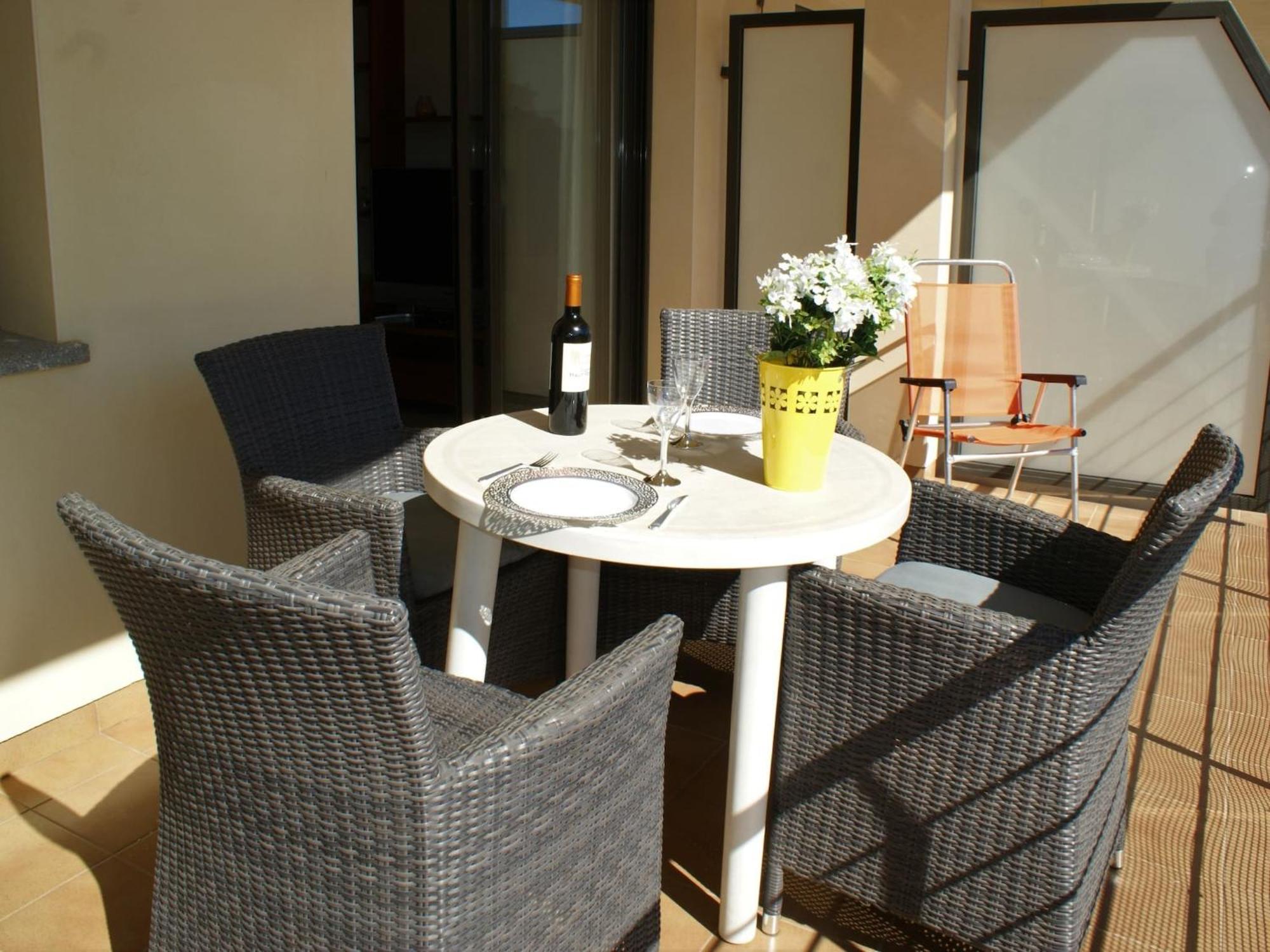 Apartamento En Roses A 2 Min De La Playa Con Vistas Al Mar Av-18 Girona Luaran gambar