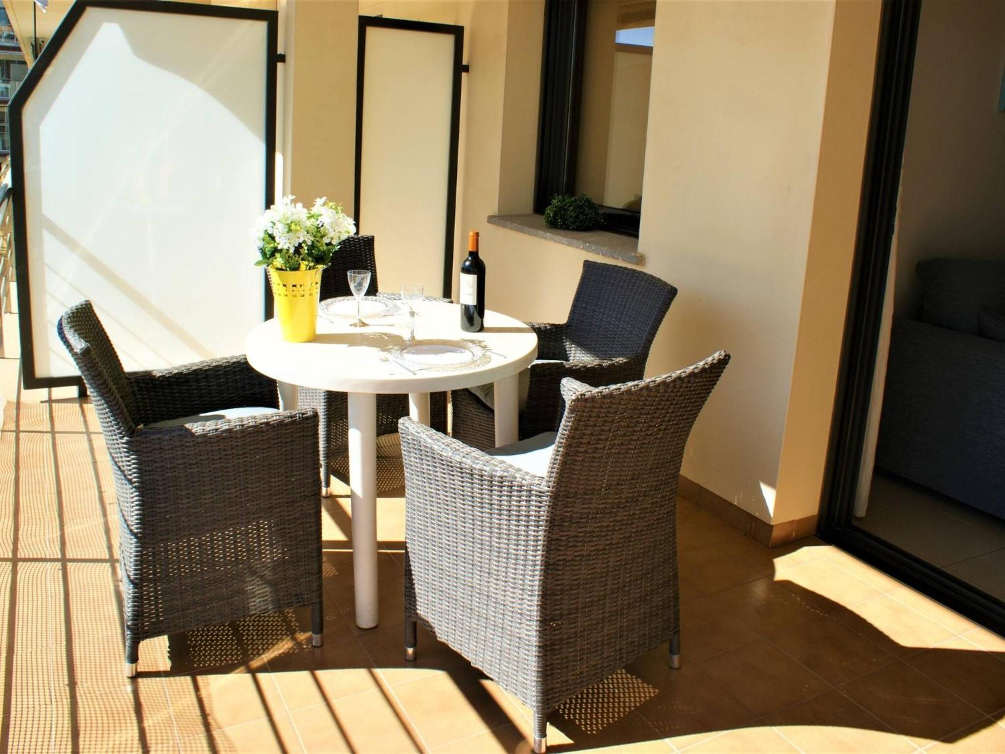 Apartamento En Roses A 2 Min De La Playa Con Vistas Al Mar Av-18 Girona Luaran gambar
